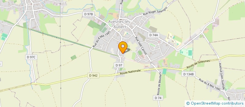 localisation de l'entreprise MONSIEUR BENJAMIN THERVAIS à AVESNES-LES-AUBERT