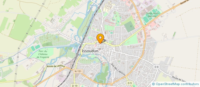 localisation de l'entreprise MONSIEUR BENJAMIN THEURIER à ISSOUDUN