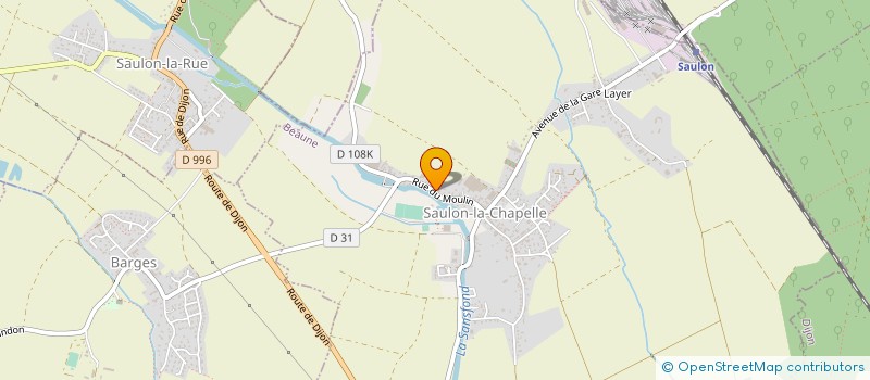 localisation de l'entreprise MONSIEUR BENJAMIN THEVENIN  SAULON-LA-CHAPELLE