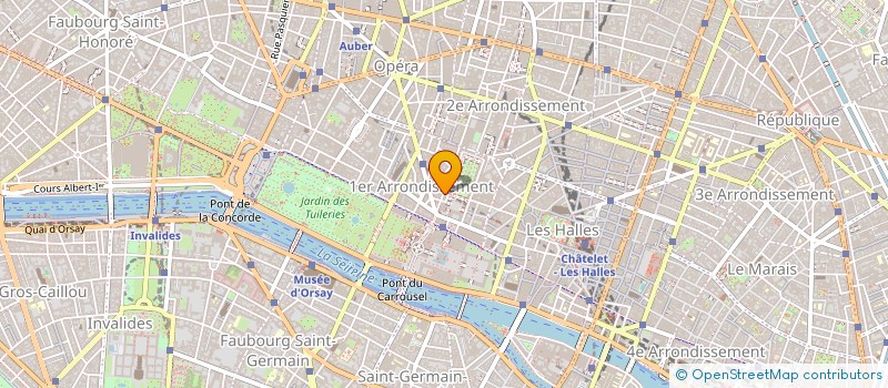 localisation de l'entreprise MONSIEUR BENJAMIN THIERRY GUY  PARIS