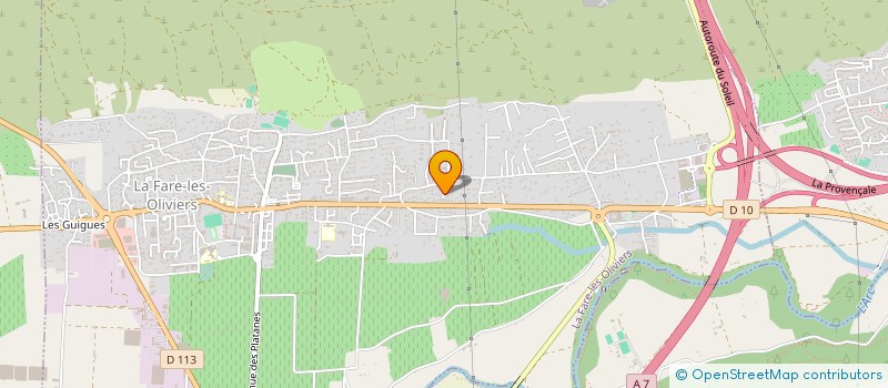 localisation de l'entreprise MONSIEUR BENJAMIN THIERY  LA FARE-LES-OLIVIERS