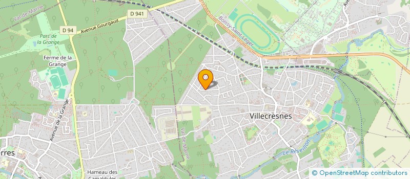 localisation de l'entreprise MONSIEUR BENJAMIN THOMAS  VILLECRESNES