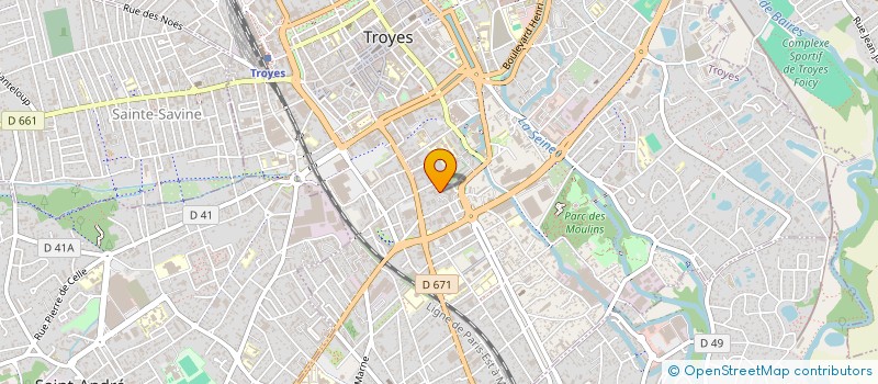 localisation de l'entreprise MONSIEUR BENJAMIN THOMAS à TROYES