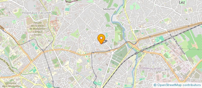localisation de l'entreprise MONSIEUR BENJAMIN THON à MONTPELLIER