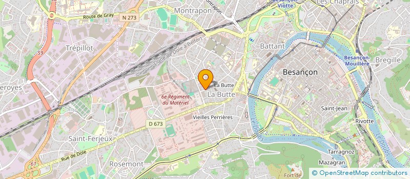 localisation de l'entreprise MONSIEUR BENJAMIN THUILLIER à BESANCON