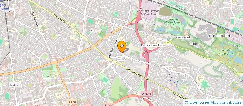 localisation de l'entreprise MONSIEUR BENJAMIN TIJOU à ANGERS