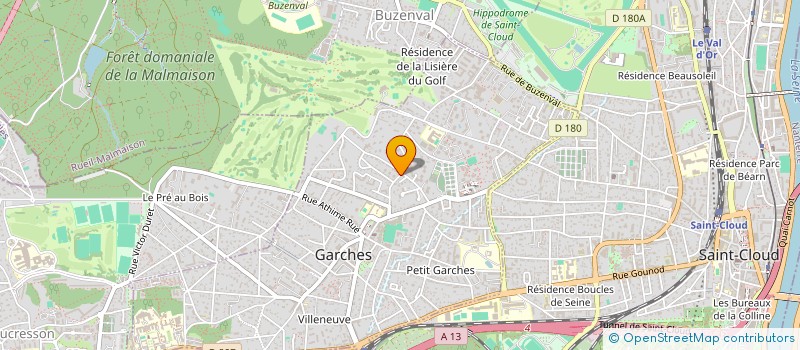 localisation de l'entreprise MONSIEUR BENJAMIN TOLLIE à GARCHES