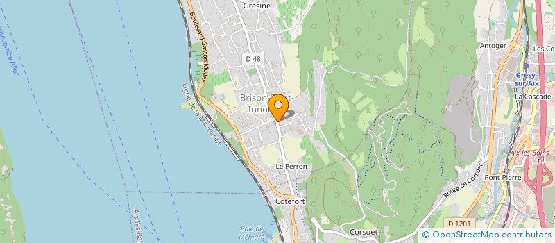 localisation de l'entreprise MONSIEUR BENJAMIN TOURNIER  BRISON-SAINT-INNOCENT