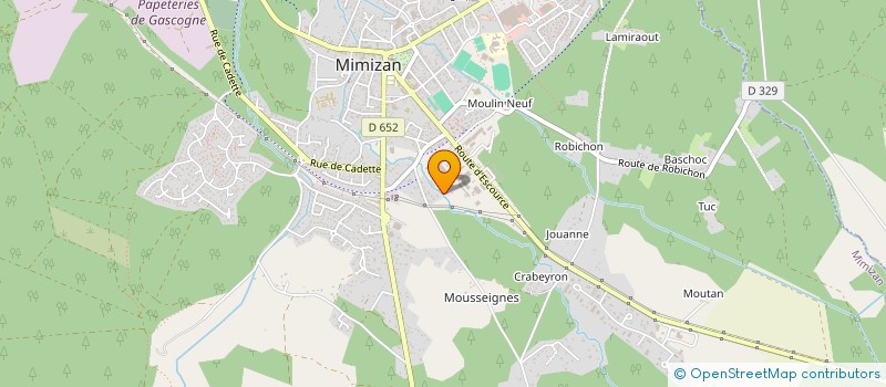 localisation de l'entreprise MONSIEUR BENJAMIN TOURNIER à MIMIZAN