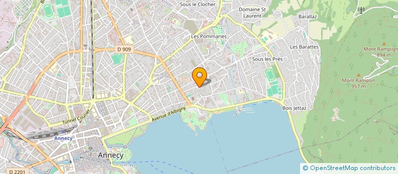 localisation de l'entreprise MONSIEUR BENJAMIN TRANCHANT à ANNECY