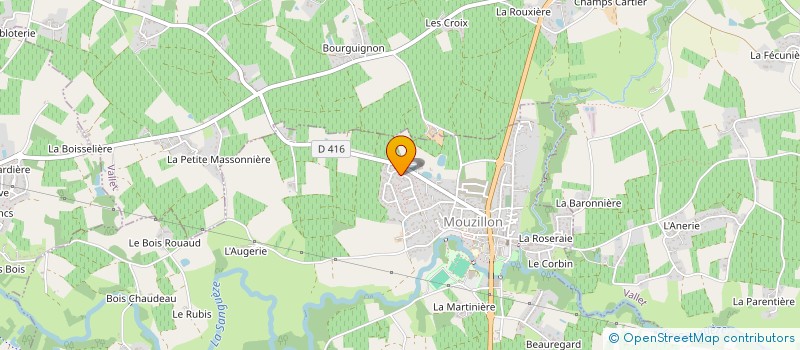 localisation de l'entreprise MONSIEUR BENJAMIN TRAVERS  MOUZILLON