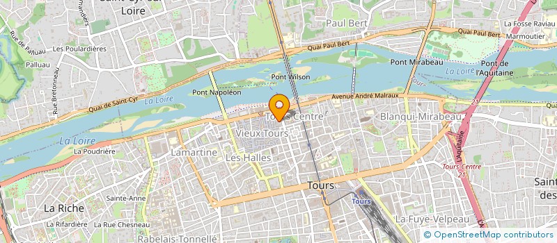 localisation de l'entreprise MONSIEUR BENJAMIN TRIBOULET  TOURS