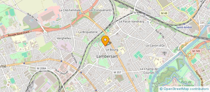 localisation de l'entreprise MONSIEUR BENJAMIN TROUILLE à LAMBERSART