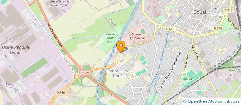 localisation de l'entreprise MONSIEUR BENJAMIN TURLOTTE  LAMBRES-LEZ-DOUAI