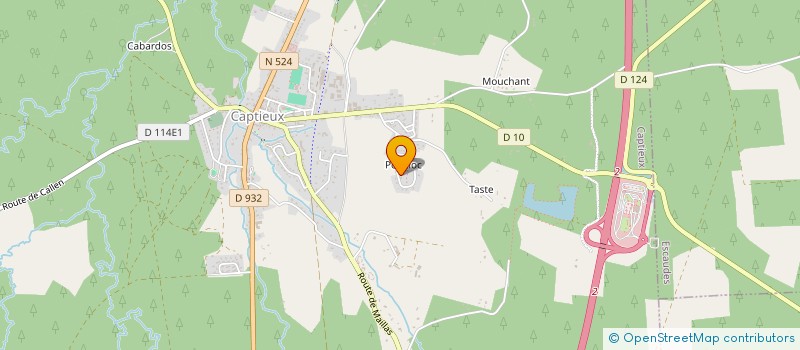 localisation de l'entreprise MONSIEUR BENJAMIN TUSAL  CAPTIEUX