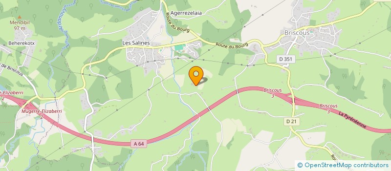 localisation de l'entreprise MONSIEUR BENJAMIN UHART  HASPARREN