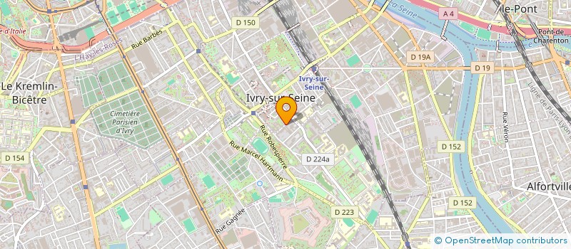 localisation de l'entreprise MONSIEUR BENJAMIN UNGER à IVRY-SUR-SEINE