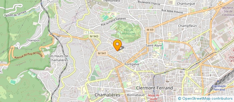 localisation de l'entreprise MONSIEUR BENJAMIN URDAPILLETA  CLERMONT-FERRAND