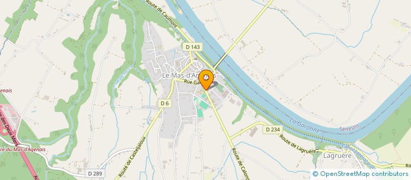 localisation de l'entreprise MONSIEUR BENJAMIN VACQUE  LE MAS-D'AGENAIS