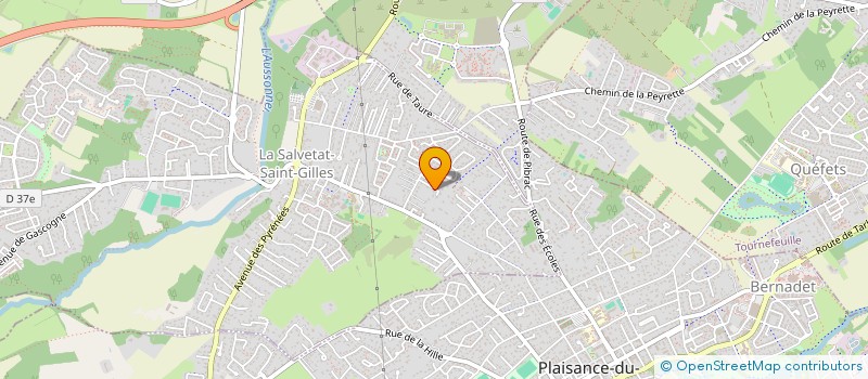 localisation de l'entreprise MONSIEUR BENJAMIN VAGLIENTI  LA SALVETAT-SAINT-GILLES