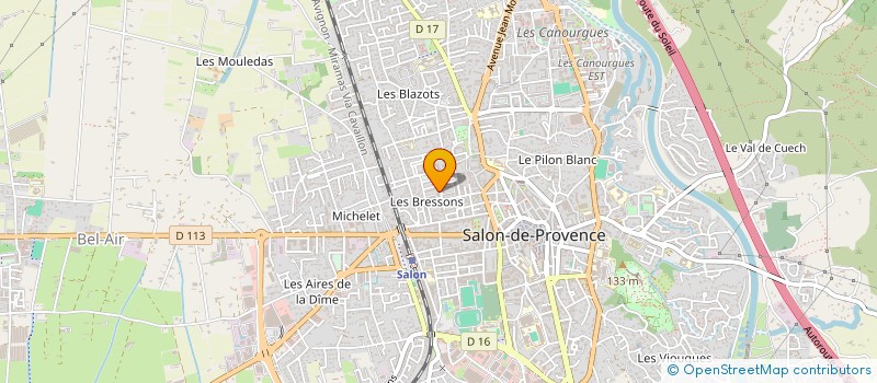 localisation de l'entreprise MONSIEUR BENJAMIN VALENZA  SALON-DE-PROVENCE