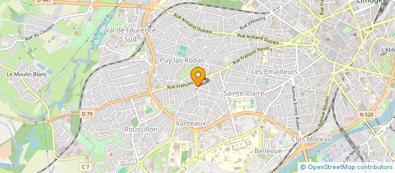 localisation de l'entreprise MONSIEUR BENJAMIN VALETTE à CONDAT-SUR-VIENNE