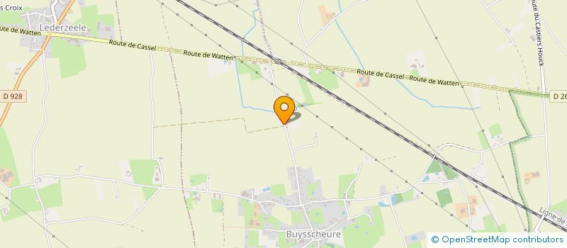 localisation de l'entreprise MONSIEUR BENJAMIN VALQUENART  BUYSSCHEURE