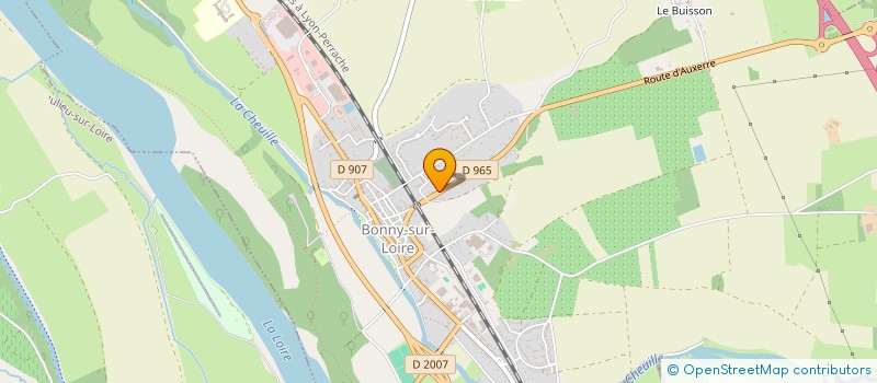 localisation de l'entreprise MONSIEUR BENJAMIN VAN SPEYBROECK à BONNY-SUR-LOIRE