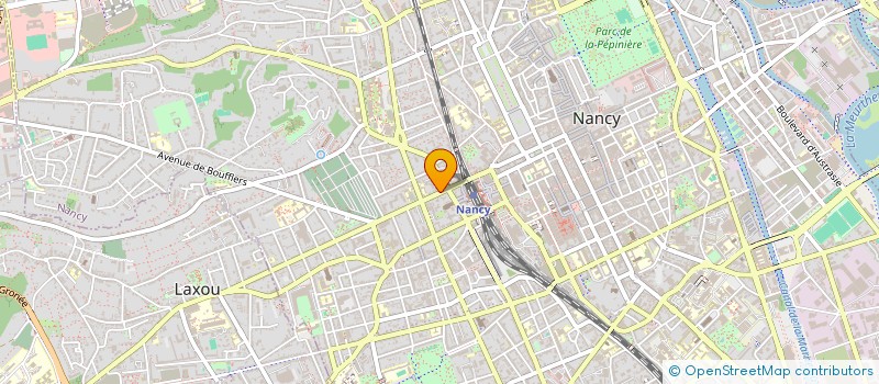 localisation de l'entreprise MONSIEUR BENJAMIN VANZO  NANCY