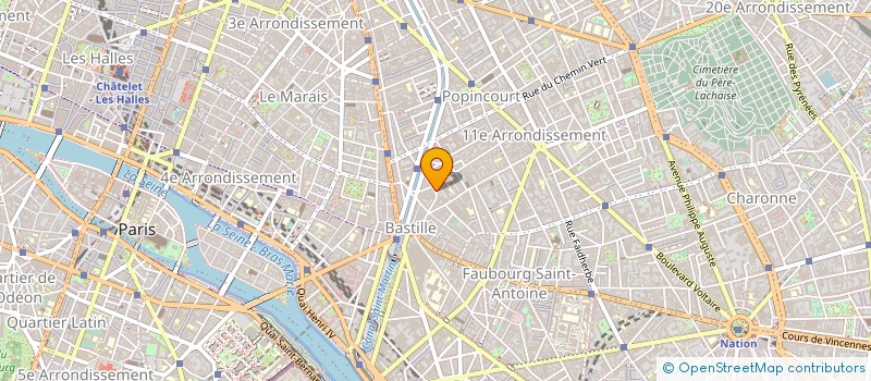 localisation de l'entreprise MONSIEUR BENJAMIN VASSEUR  PARIS