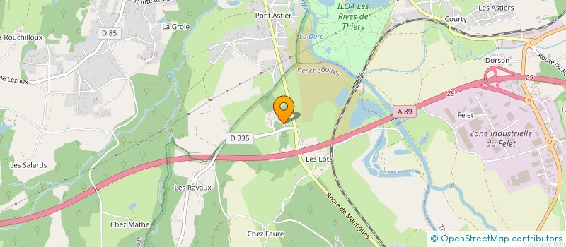 localisation de l'entreprise MONSIEUR BENJAMIN VASSEUR  PESCHADOIRES