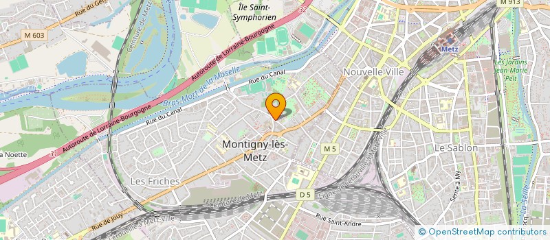 localisation de l'entreprise MONSIEUR BENJAMIN VASSEUR à MONTIGNY-LES-METZ