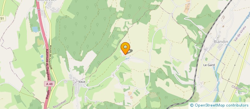 localisation de l'entreprise MONSIEUR BENJAMIN VAUDE  CHABONS