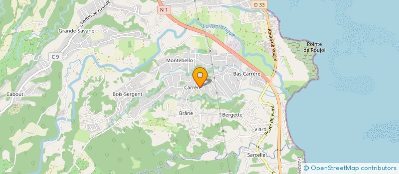 localisation de l'entreprise MONSIEUR BENJAMIN VAUQUOY  PETIT-BOURG