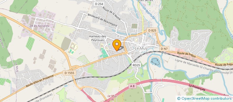 localisation de l'entreprise MONSIEUR BENJAMIN VAYSSETTES  LE MUY