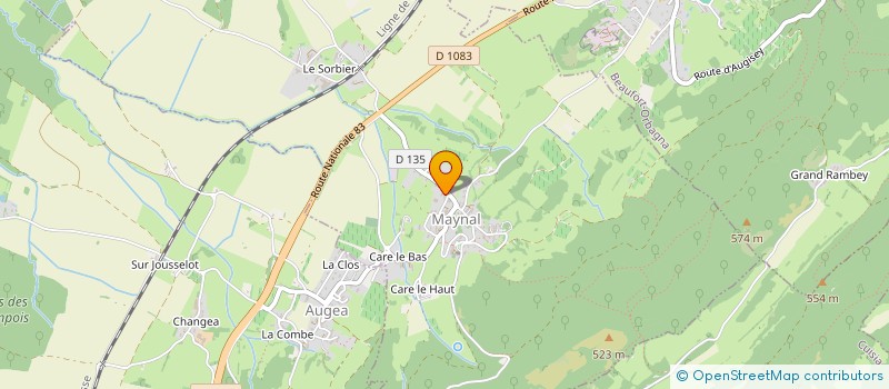 localisation de l'entreprise MONSIEUR BENJAMIN VEDE  MAYNAL