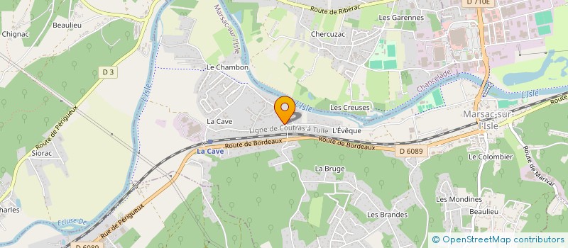 localisation de l'entreprise MONSIEUR BENJAMIN VENTENAT  MARSAC-SUR-L'ISLE