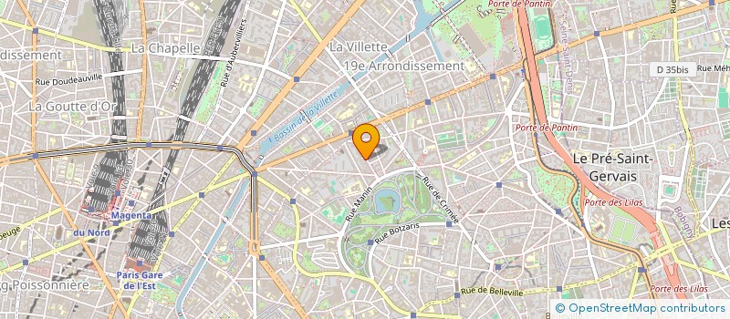 localisation de l'entreprise MONSIEUR BENJAMIN VERMOT  PARIS