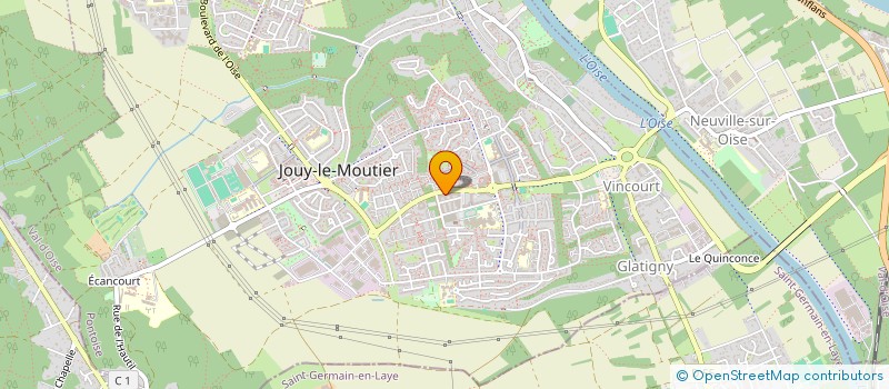 localisation de l'entreprise MONSIEUR BENJAMIN VERNHES  JOUY-LE-MOUTIER