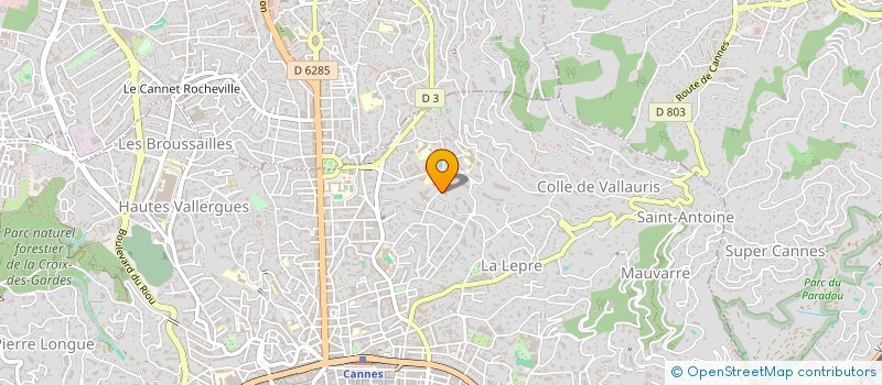 localisation de l'entreprise MONSIEUR BENJAMIN VERRIER  CANNES