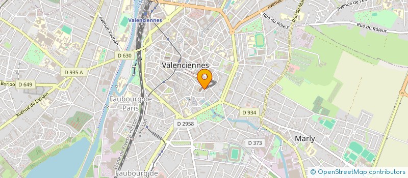 localisation de l'entreprise MONSIEUR BENJAMIN VERSMEE  VALENCIENNES