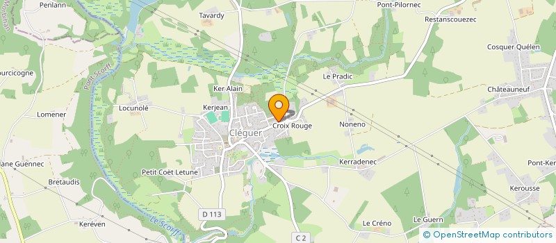 localisation de l'entreprise MONSIEUR BENJAMIN VERY  CLEGUER