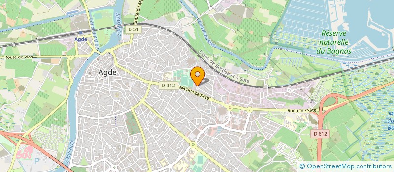 localisation de l'entreprise MONSIEUR BENJAMIN VIAENE  AGDE