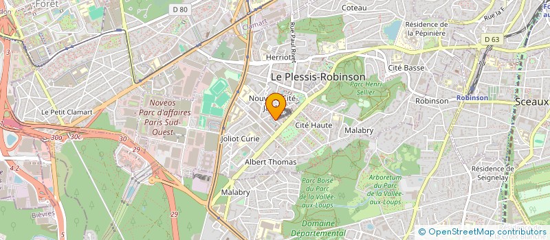localisation de l'entreprise MONSIEUR BENJAMIN VIALLARD à LE PLESSIS-ROBINSON