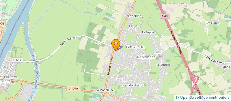 localisation de l'entreprise MONSIEUR BENJAMIN VIAUD à REPLONGES
