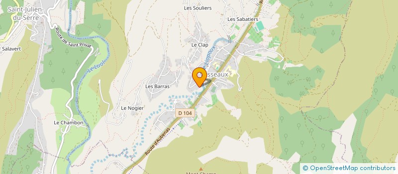 localisation de l'entreprise MONSIEUR BENJAMIN VIC  VESSEAUX