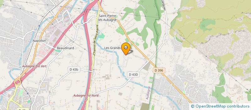 localisation de l'entreprise MONSIEUR BENJAMIN VICAT  AUBAGNE