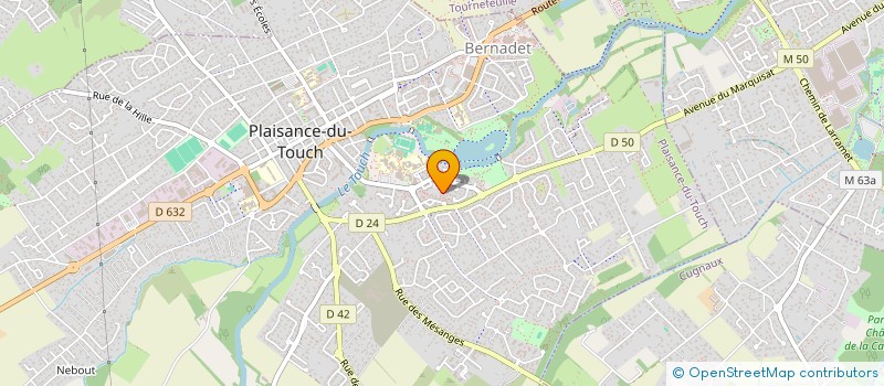 localisation de l'entreprise MONSIEUR BENJAMIN VICENTE  PLAISANCE-DU-TOUCH