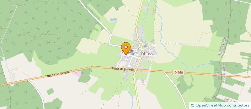 localisation de l'entreprise MONSIEUR BENJAMIN VICTOR  SOULAINES-DHUYS