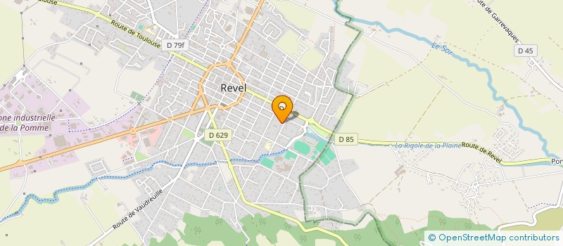 localisation de l'entreprise MONSIEUR BENJAMIN VIDAL  REVEL